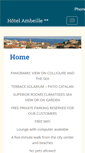 Mobile Screenshot of hotelambeille.com